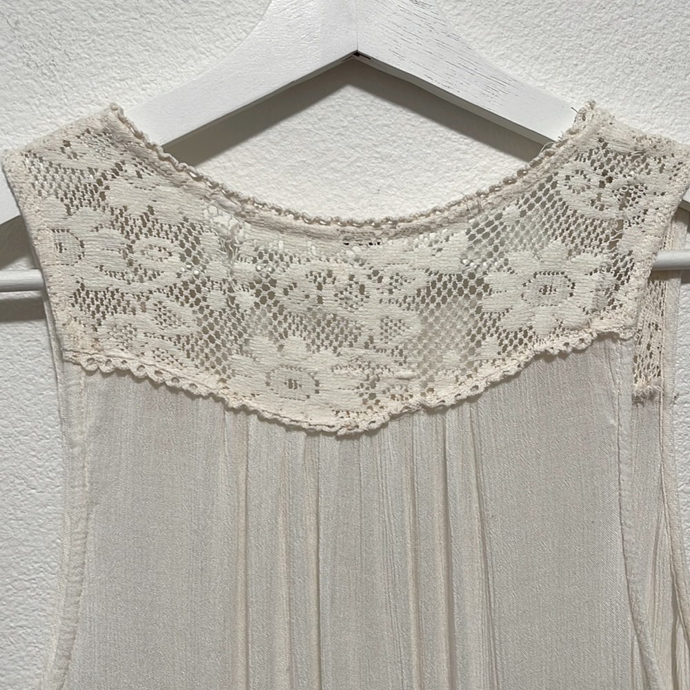 Free People Light Heart Dress with Embroidered Waistline S - Picture 13 of 15